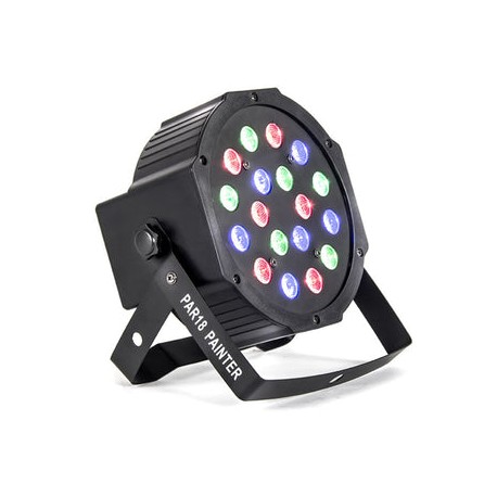 Cañon de Led ALIEN PRO PAR18X1 RGB Audioritmico 7 canales