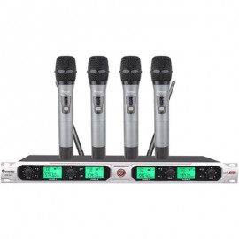 Micrófonos de Mano SOUNDTRACK STW-404HH Inalámbricos/40-1800Hz