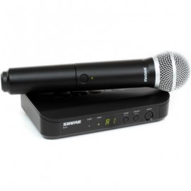 Micrófono Inalámbrico SHURE BLX24-PG58 J11 de Mano Cardioide Dinámico