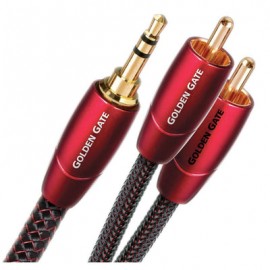 Cable AUDIOQUEST GOLDG02MR Rojo/ 3.5 a RCA/ 2 M